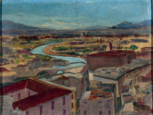 'Murcia desde la torre', en 1920, por Japp Darsie.